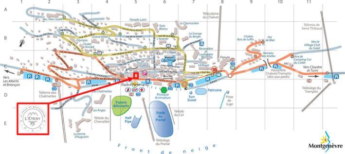 L'Etesy, rénové en 2021, pied des pistes et spa Monginevro Esterno foto