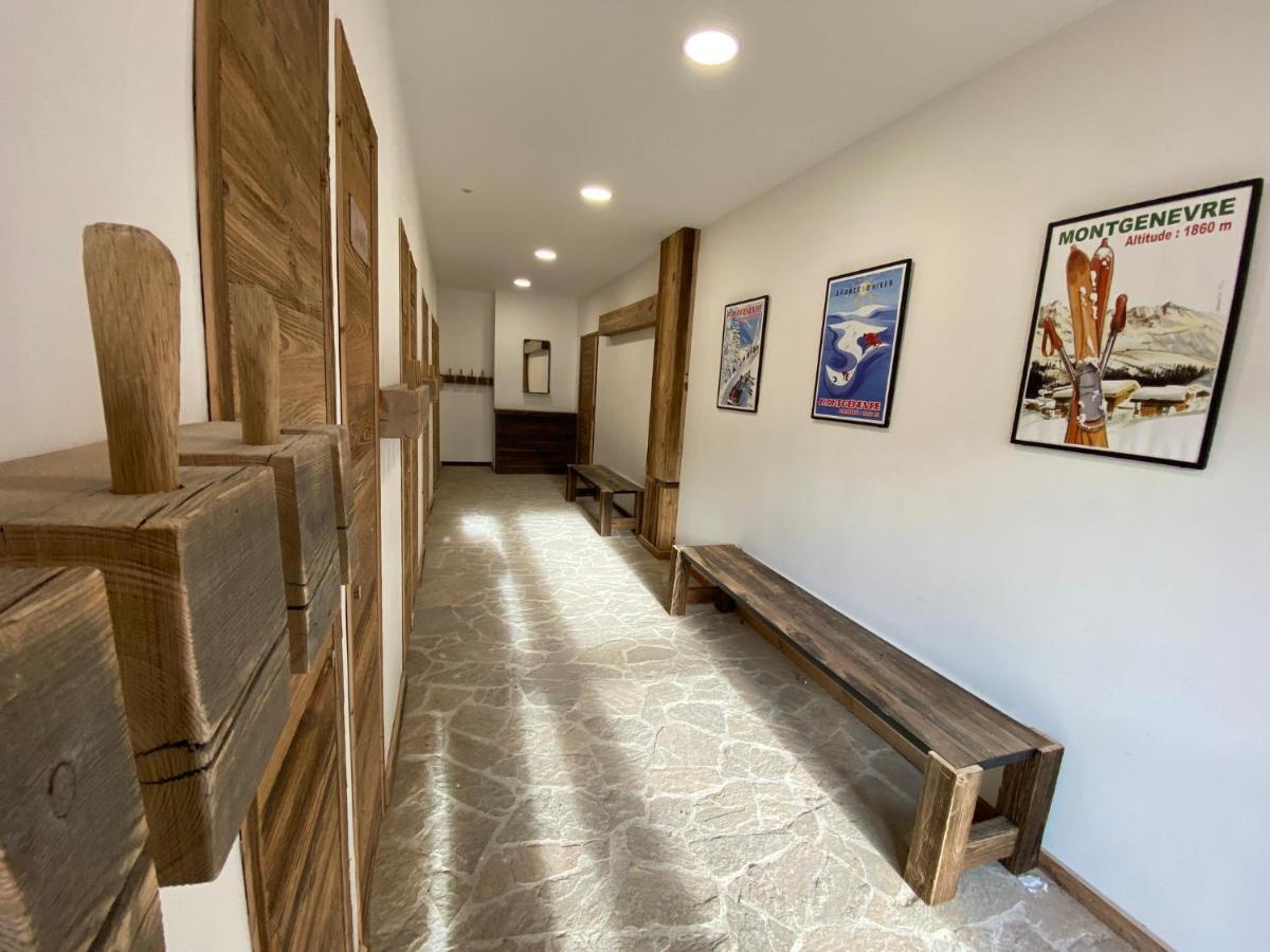 L'Etesy, rénové en 2021, pied des pistes et spa Monginevro Esterno foto